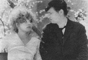 Hanna Schygulla and Fassbinder in Katzelmacher
